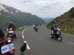 Juni 2018 Vespa Alp Days in Österreich